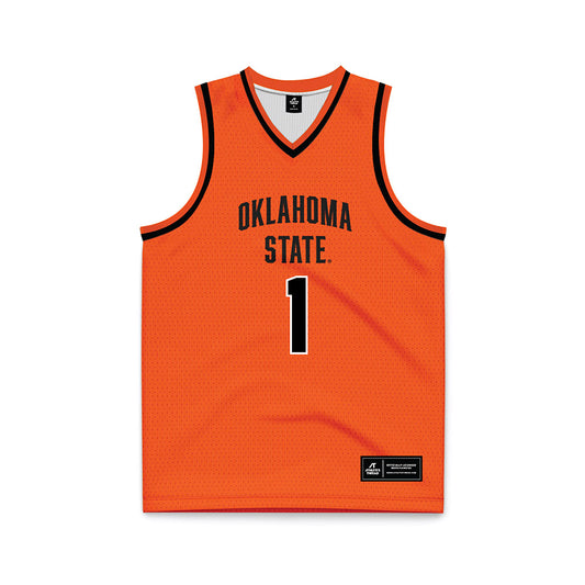 Oklahoma State - NCAA Men's Basketball : Bryce Thompson - Basketball Jersey Orange
