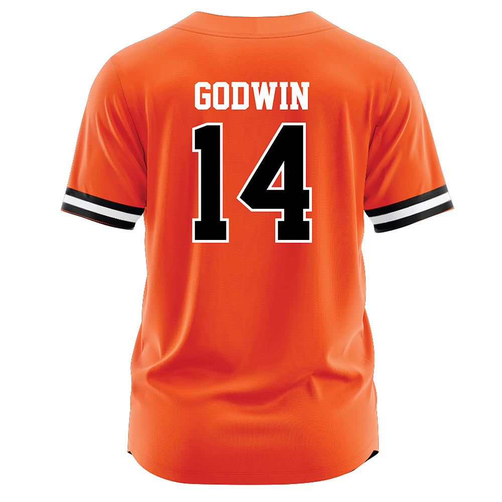 Oklahoma State - NCAA Softball : Karli Godwin - Baseball Jersey Orange