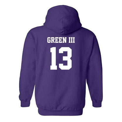 JMU - NCAA Men's Basketball : Michael Green III - Hooded Sweatshirt Classic Fashion Shersey