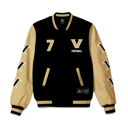 Vanderbilt - NCAA Football : Drew Dickey - Bomber Jacket