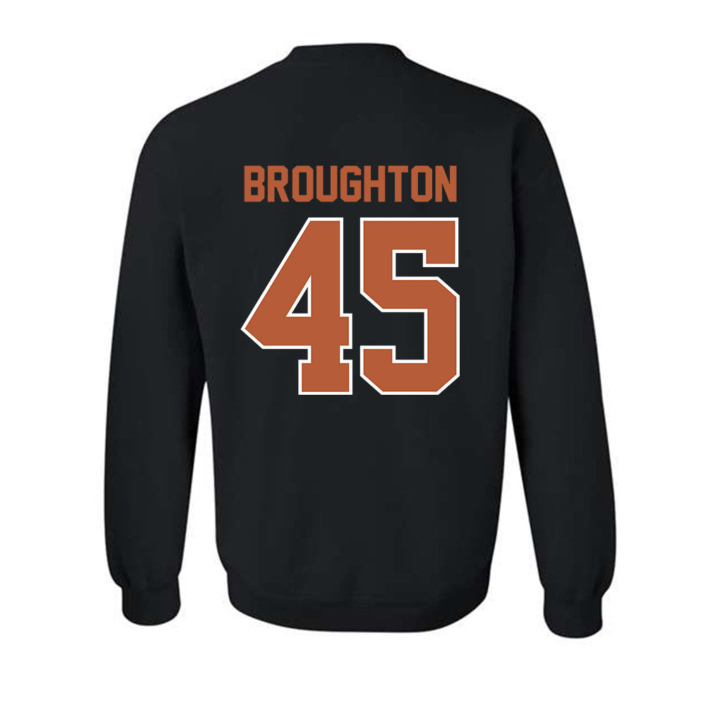 Texas - NCAA Football : Vernon Broughton - Crewneck Sweatshirt Classic Shersey