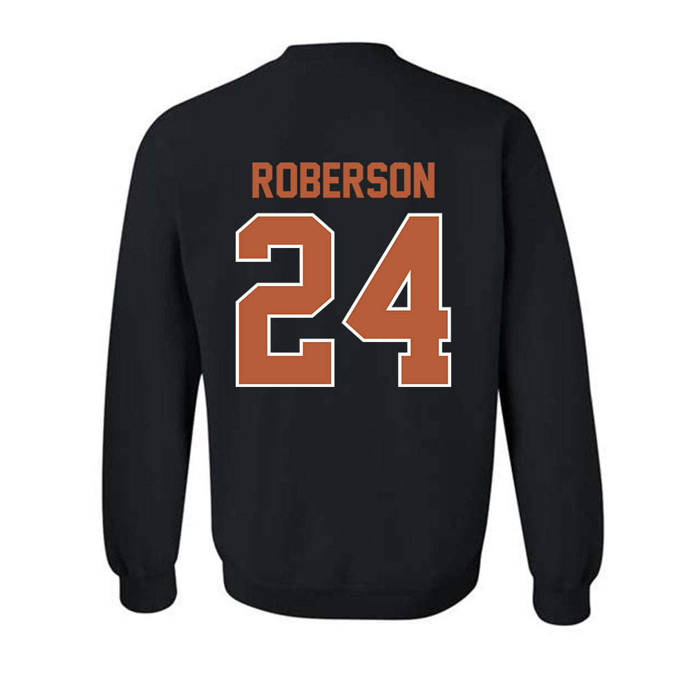 Texas - NCAA Football : Warren Roberson - Crewneck Sweatshirt Classic Shersey