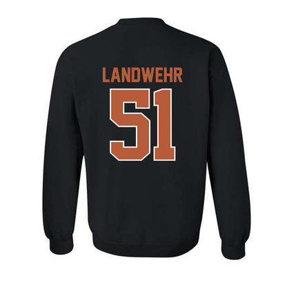 Texas - NCAA Football : Marshall Landwehr - Crewneck Sweatshirt Classic Shersey