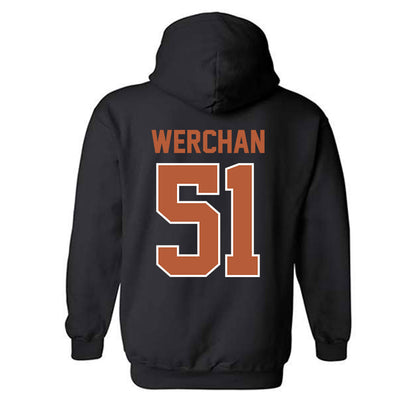 Texas - NCAA Baseball : Seth Werchan - Hooded Sweatshirt Classic Shersey