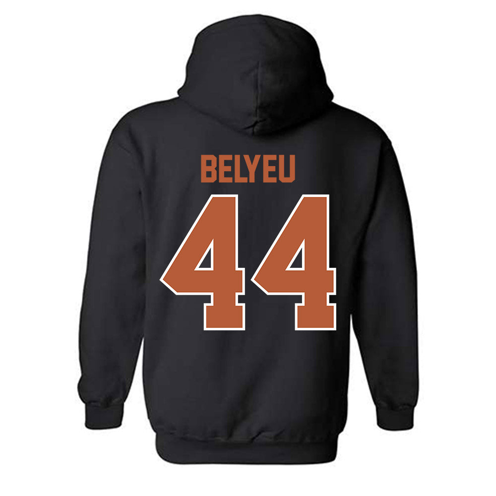 Texas - NCAA Baseball : Max Belyeu - Hooded Sweatshirt Classic Shersey