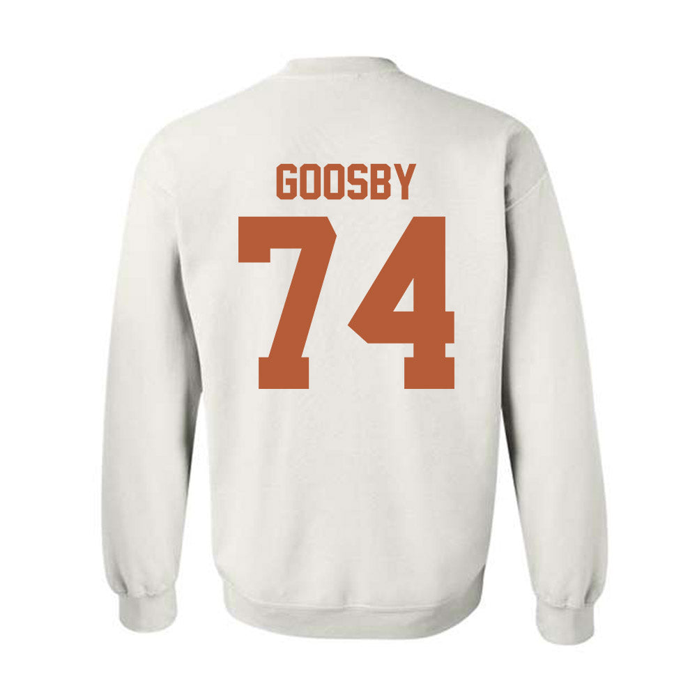 Texas - NCAA Football : Trevor Goosby - Crewneck Sweatshirt Classic Shersey