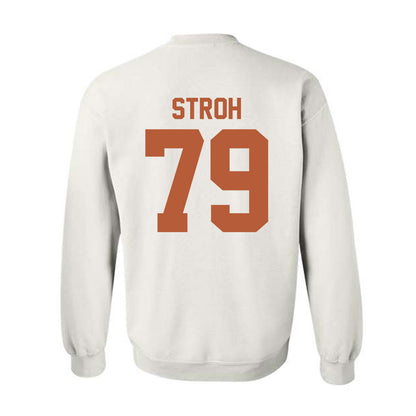 Texas - NCAA Football : Connor Stroh - Crewneck Sweatshirt Classic Shersey