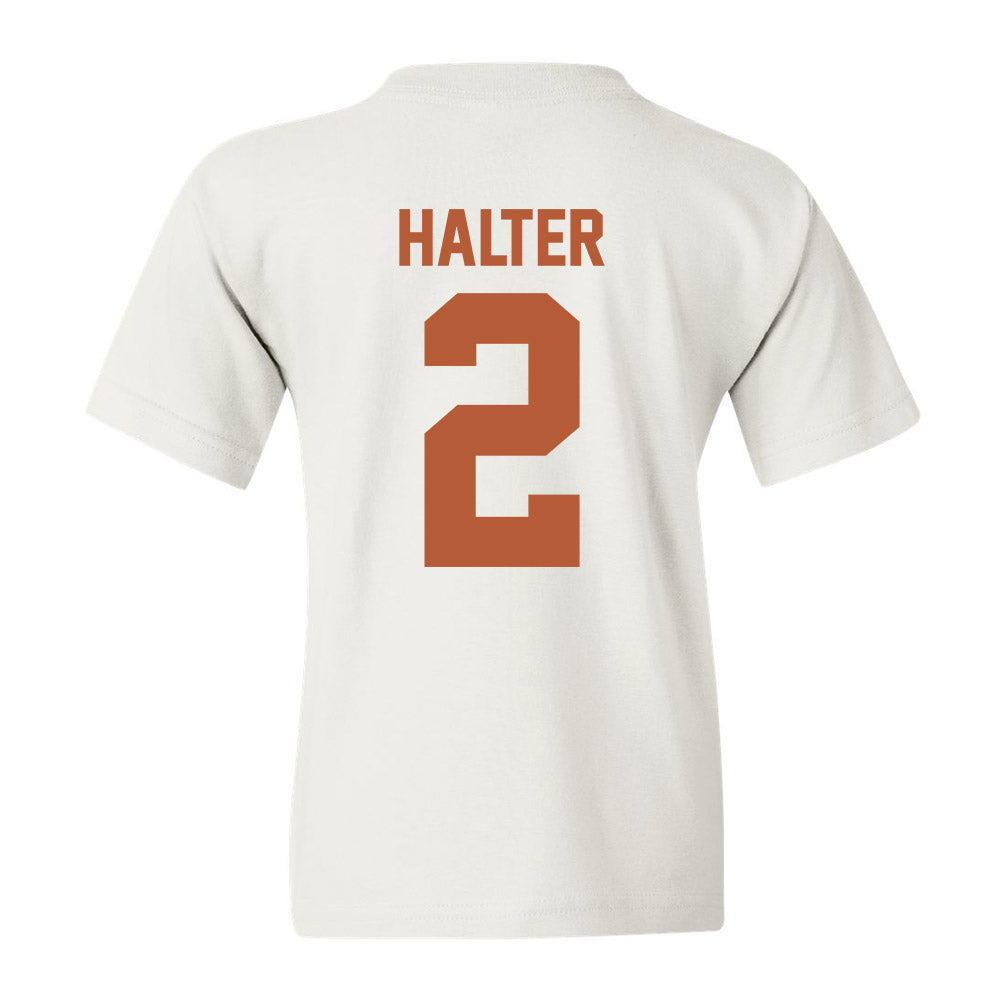 Texas - NCAA Women's Volleyball : Emma Halter - Youth T-Shirt Classic Shersey