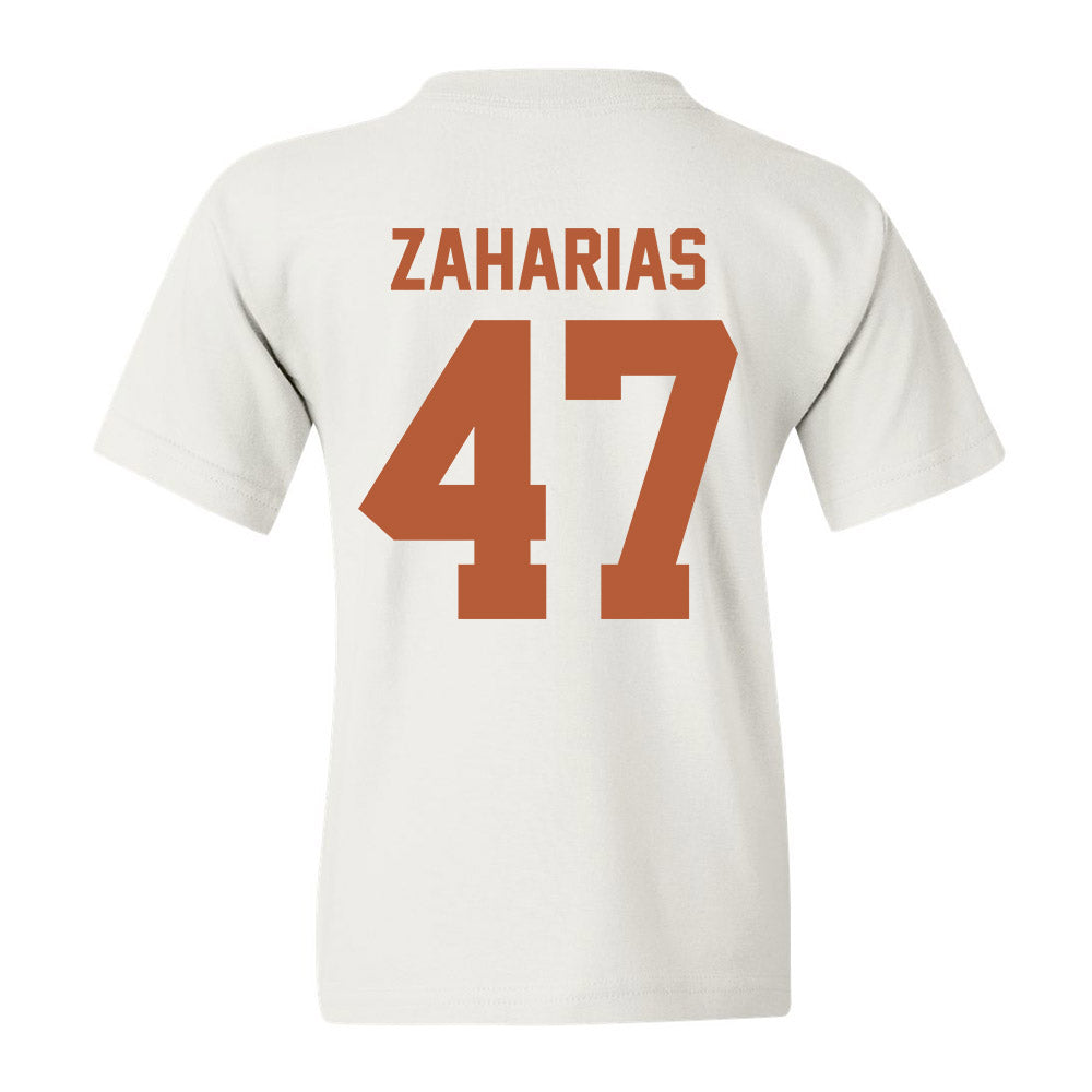 Texas - NCAA Baseball : George Zaharias - Youth T-Shirt Classic Shersey