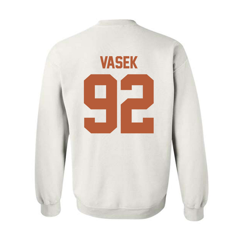 Texas - NCAA Football : Colton Vasek - Crewneck Sweatshirt Classic Shersey