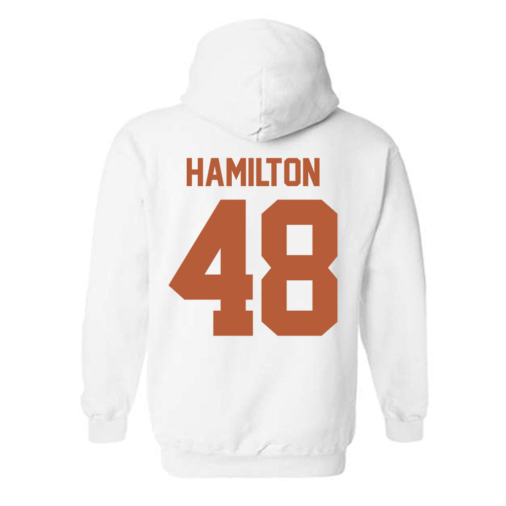 Texas - NCAA Baseball : Hudson Hamilton - Hooded Sweatshirt Classic Shersey