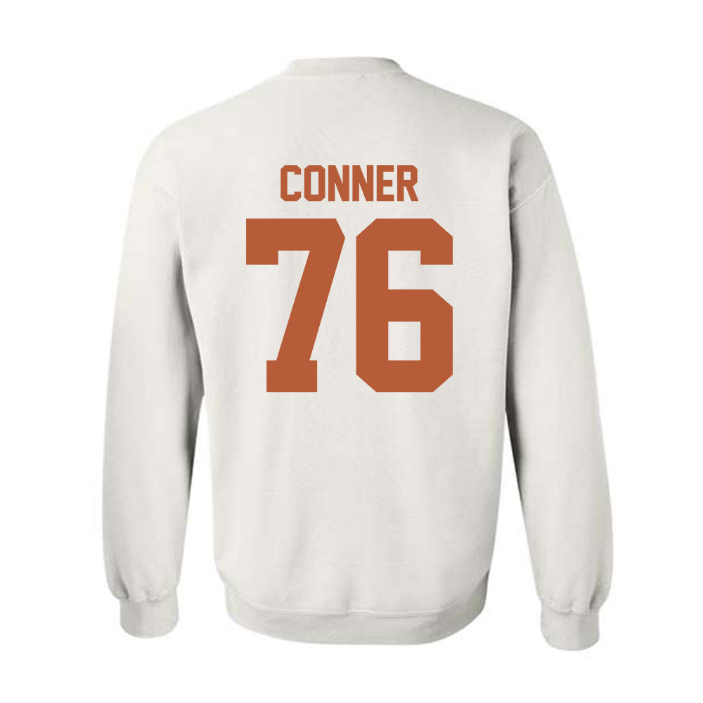 Texas - NCAA Football : Hayden Conner - Crewneck Sweatshirt Classic Shersey