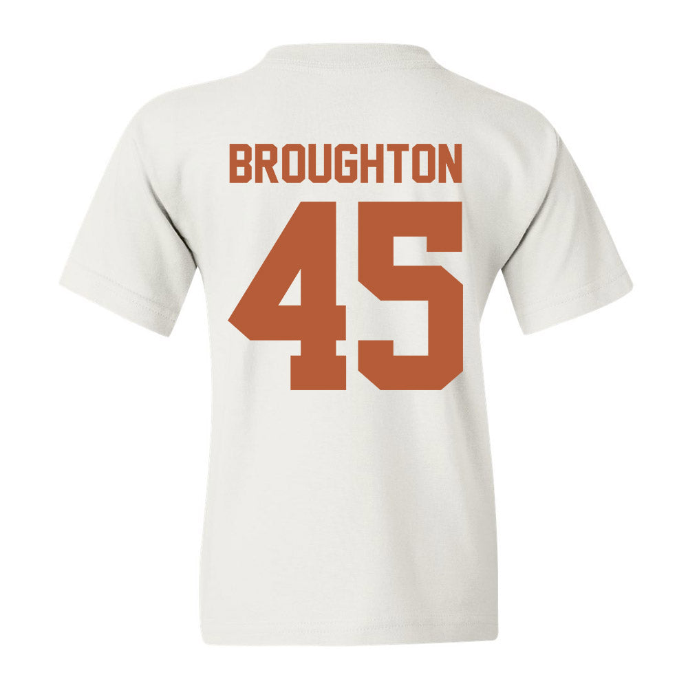 Texas - NCAA Football : Vernon Broughton - Youth T-Shirt Classic Shersey