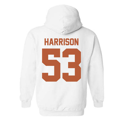 Texas - NCAA Baseball : Luke Harrison - Hooded Sweatshirt Classic Shersey