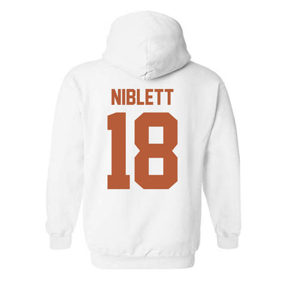 Texas - NCAA Football : Ryan Niblett - Hooded Sweatshirt Classic Shersey