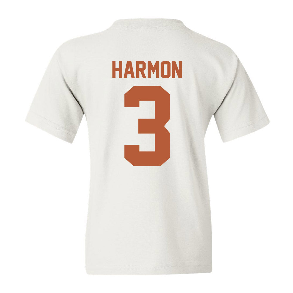 Texas - NCAA Women's Basketball : Rori Harmon - Youth T-Shirt Classic Shersey