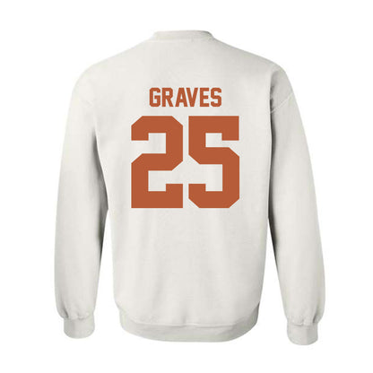 Texas - NCAA Women's Basketball : Sarah Graves - Crewneck Sweatshirt Classic Shersey