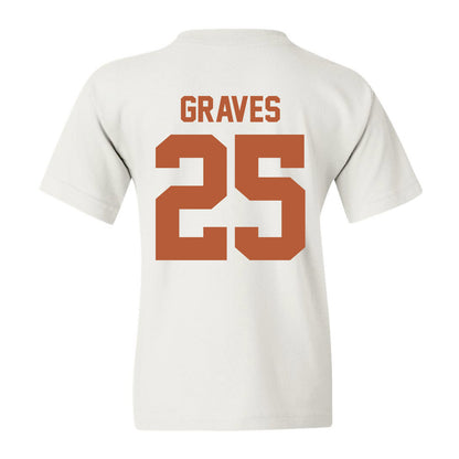 Texas - NCAA Women's Basketball : Sarah Graves - Youth T-Shirt Classic Shersey