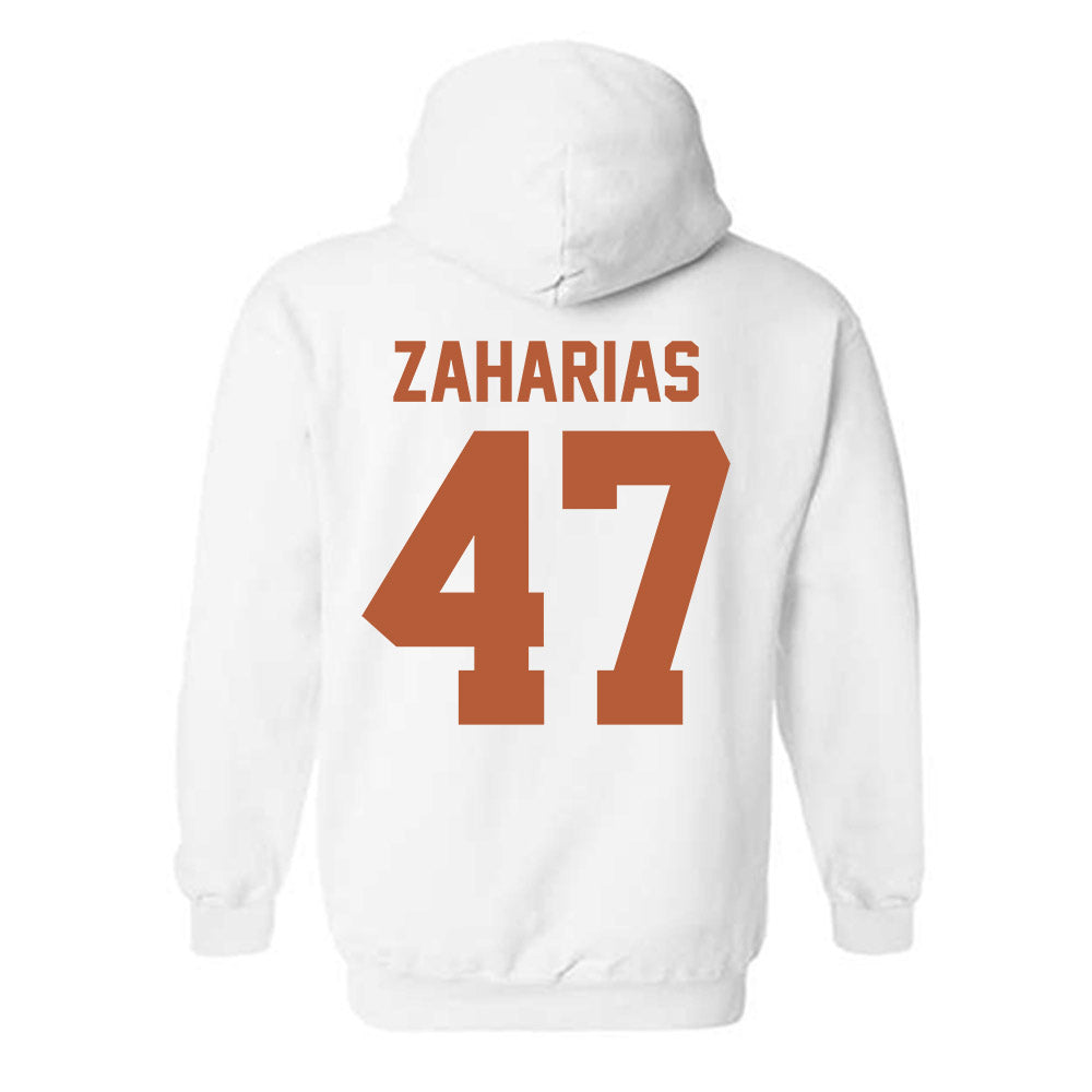 Texas - NCAA Baseball : George Zaharias - Hooded Sweatshirt Classic Shersey