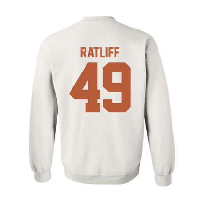 Texas - NCAA Football : Ian Ratliff - Crewneck Sweatshirt Classic Shersey