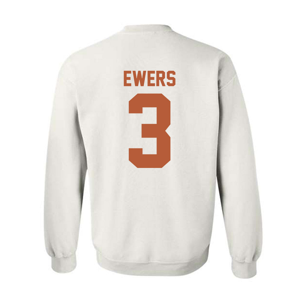 Texas - NCAA Football : Quinn Ewers - Crewneck Sweatshirt Classic Shersey