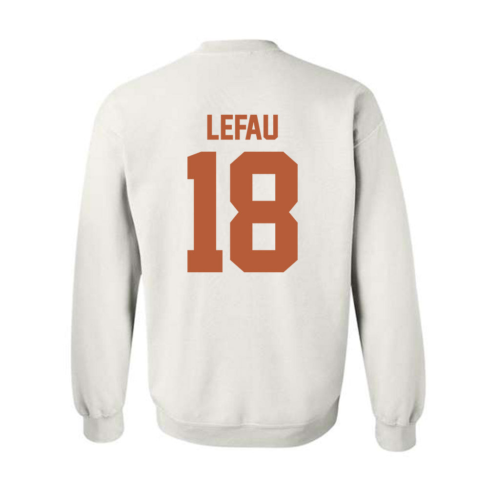 Texas - NCAA Football : Liona Lefau - Crewneck Sweatshirt Classic Shersey