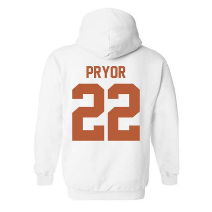 Texas - NCAA Men's Basketball : Devon Pryor - Hooded Sweatshirt Classic Shersey