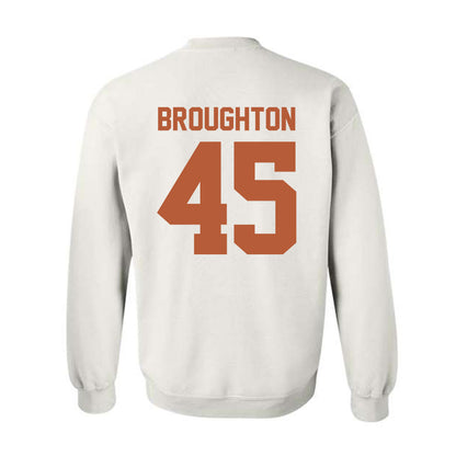 Texas - NCAA Football : Vernon Broughton - Crewneck Sweatshirt Classic Shersey