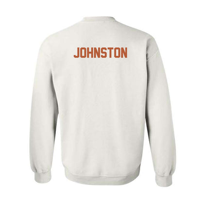 Texas - NCAA Men's Swimming & Diving : David Johnston - Crewneck Sweatshirt Classic Shersey