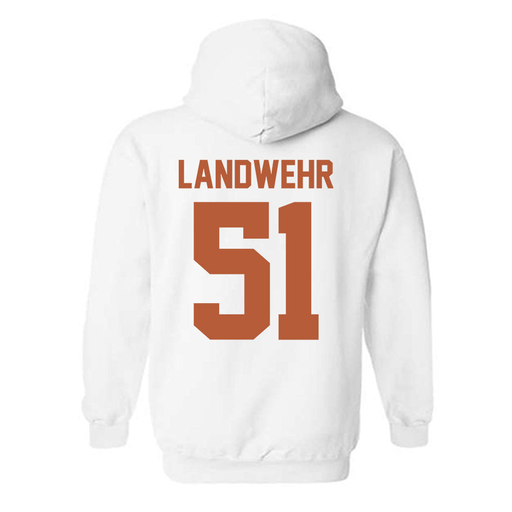 Texas - NCAA Football : Marshall Landwehr - Hooded Sweatshirt Classic Shersey