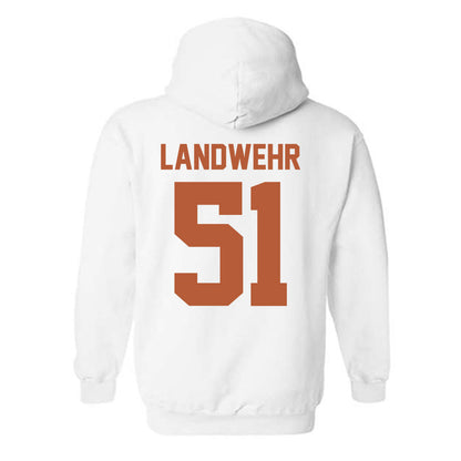 Texas - NCAA Football : Marshall Landwehr - Hooded Sweatshirt Classic Shersey