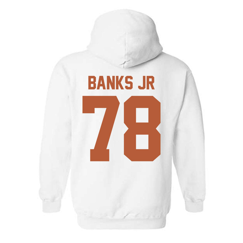 Texas - NCAA Football : Kelvin Banks Jr - Hooded Sweatshirt Classic Shersey