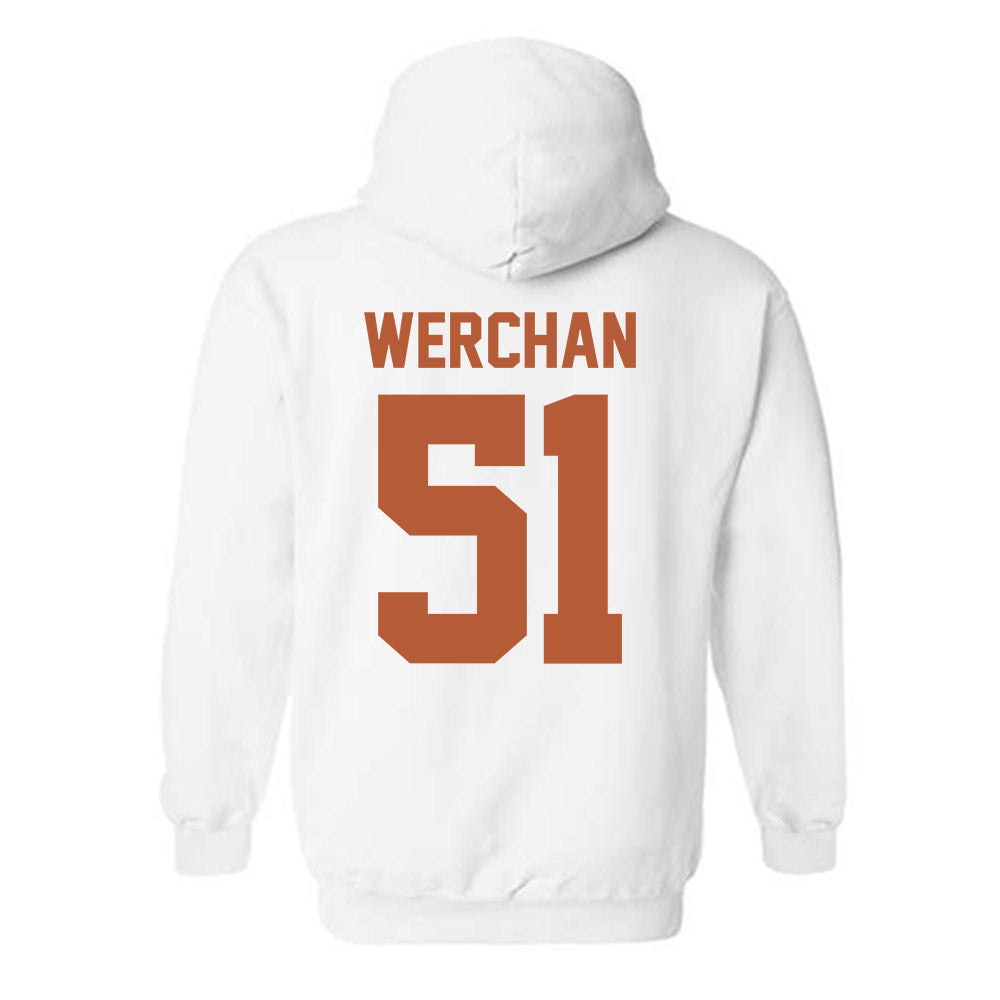 Texas - NCAA Baseball : Seth Werchan - Hooded Sweatshirt Classic Shersey