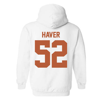 Texas - NCAA Football : Tate Haver - Hooded Sweatshirt Classic Shersey