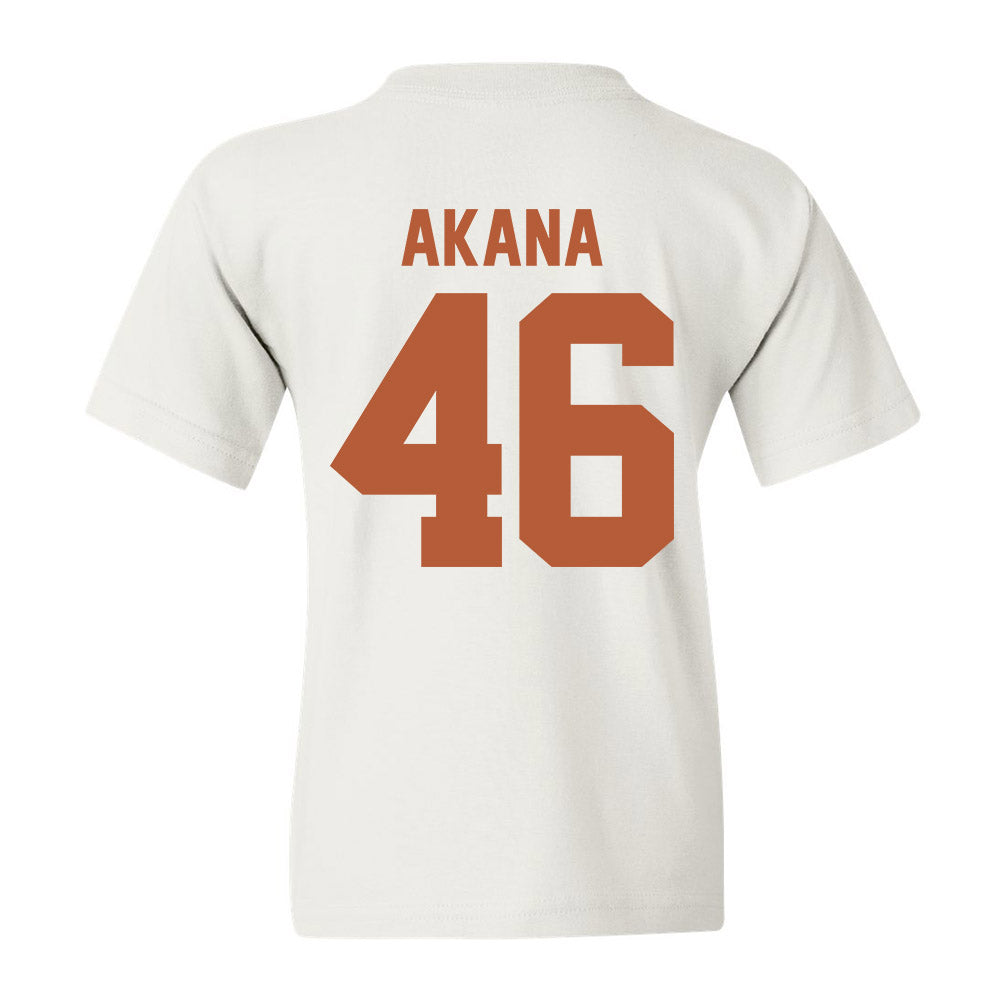 Texas - NCAA Football : Tausili Akana - Youth T-Shirt Classic Shersey