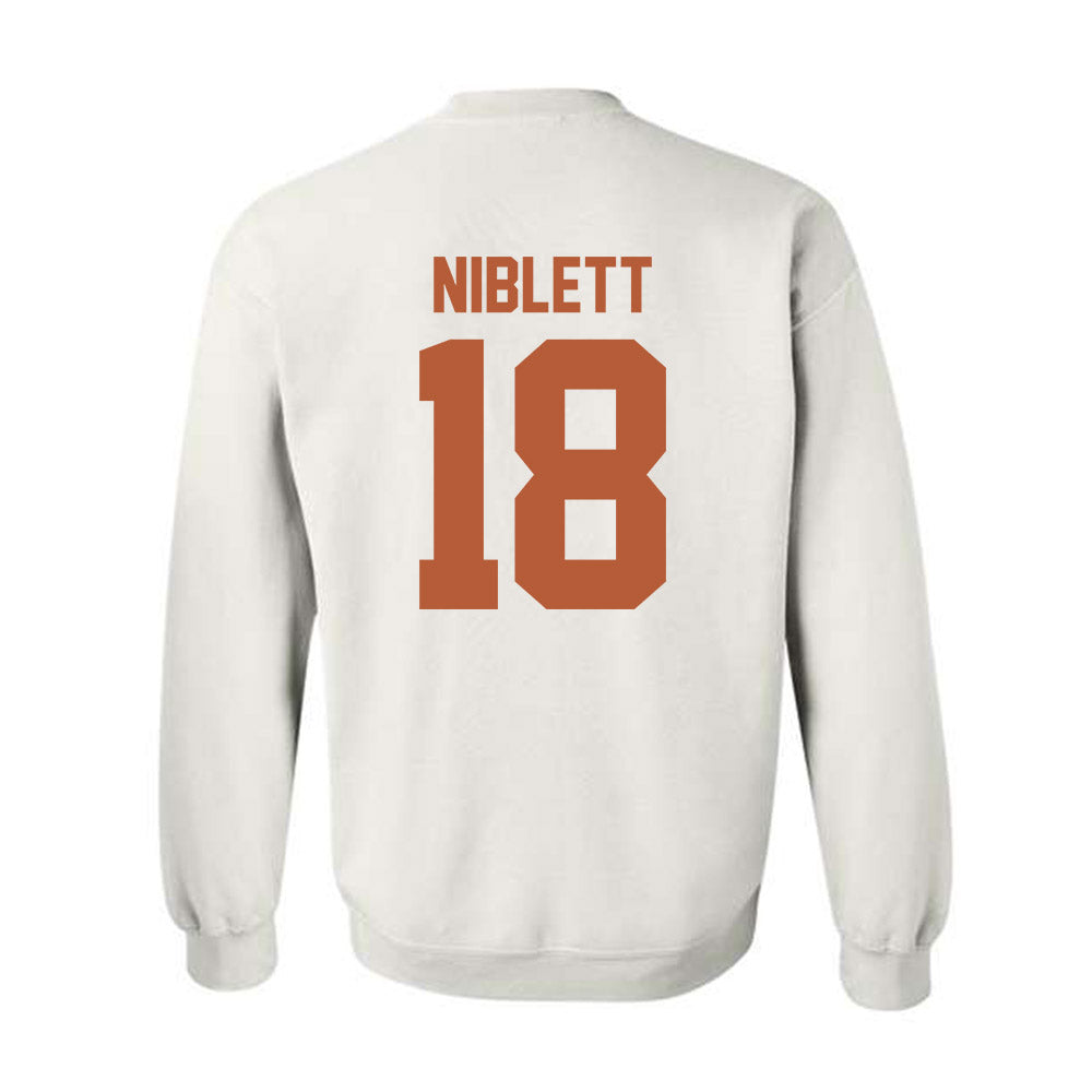 Texas - NCAA Football : Ryan Niblett - Crewneck Sweatshirt Classic Shersey