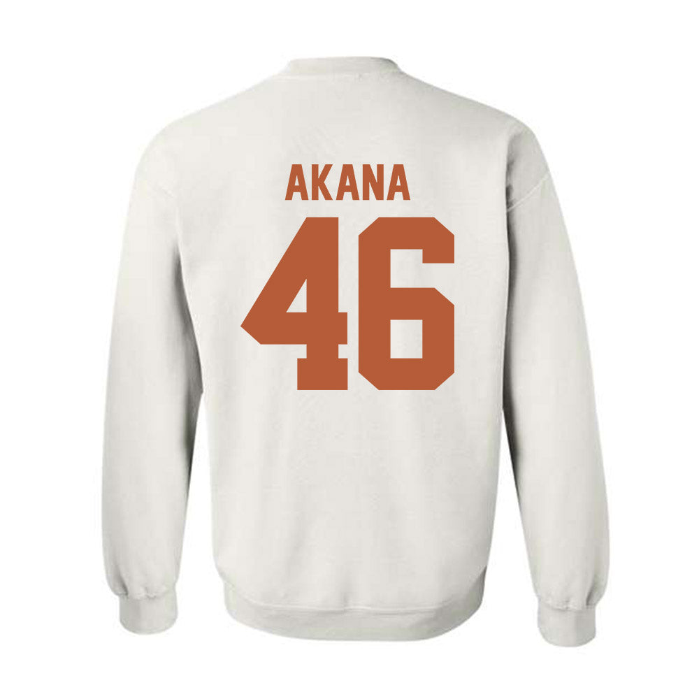 Texas - NCAA Football : Tausili Akana - Crewneck Sweatshirt Classic Shersey