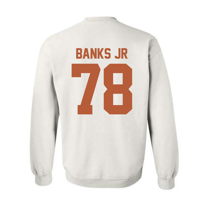 Texas - NCAA Football : Kelvin Banks Jr - Crewneck Sweatshirt Classic Shersey