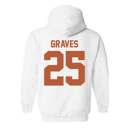 Texas - NCAA Women's Basketball : Sarah Graves - Hooded Sweatshirt Classic Shersey