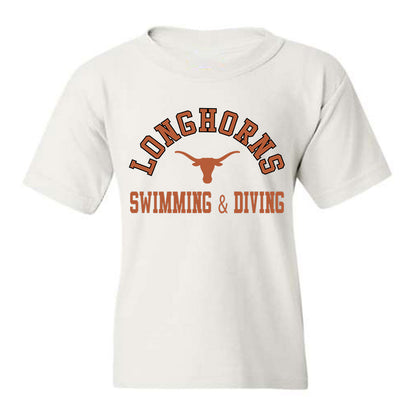 Texas - NCAA Men's Swimming & Diving : Alex Zettle - Youth T-Shirt Classic Shersey