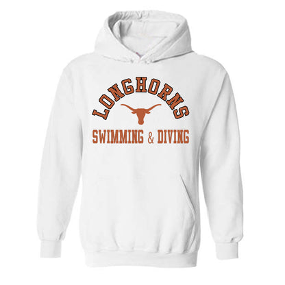 Texas - NCAA Men's Swimming & Diving : Jackson Huckabay - Hooded Sweatshirt Classic Shersey