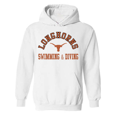 Texas - NCAA Men's Swimming & Diving : Alex Zettle - Hooded Sweatshirt Classic Shersey