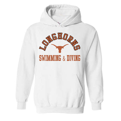 Texas - NCAA Men's Swimming & Diving : David Johnston - Hooded Sweatshirt Classic Shersey