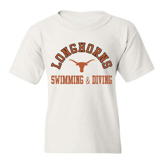 Texas - NCAA Men's Swimming & Diving : David Johnston - Youth T-Shirt Classic Shersey