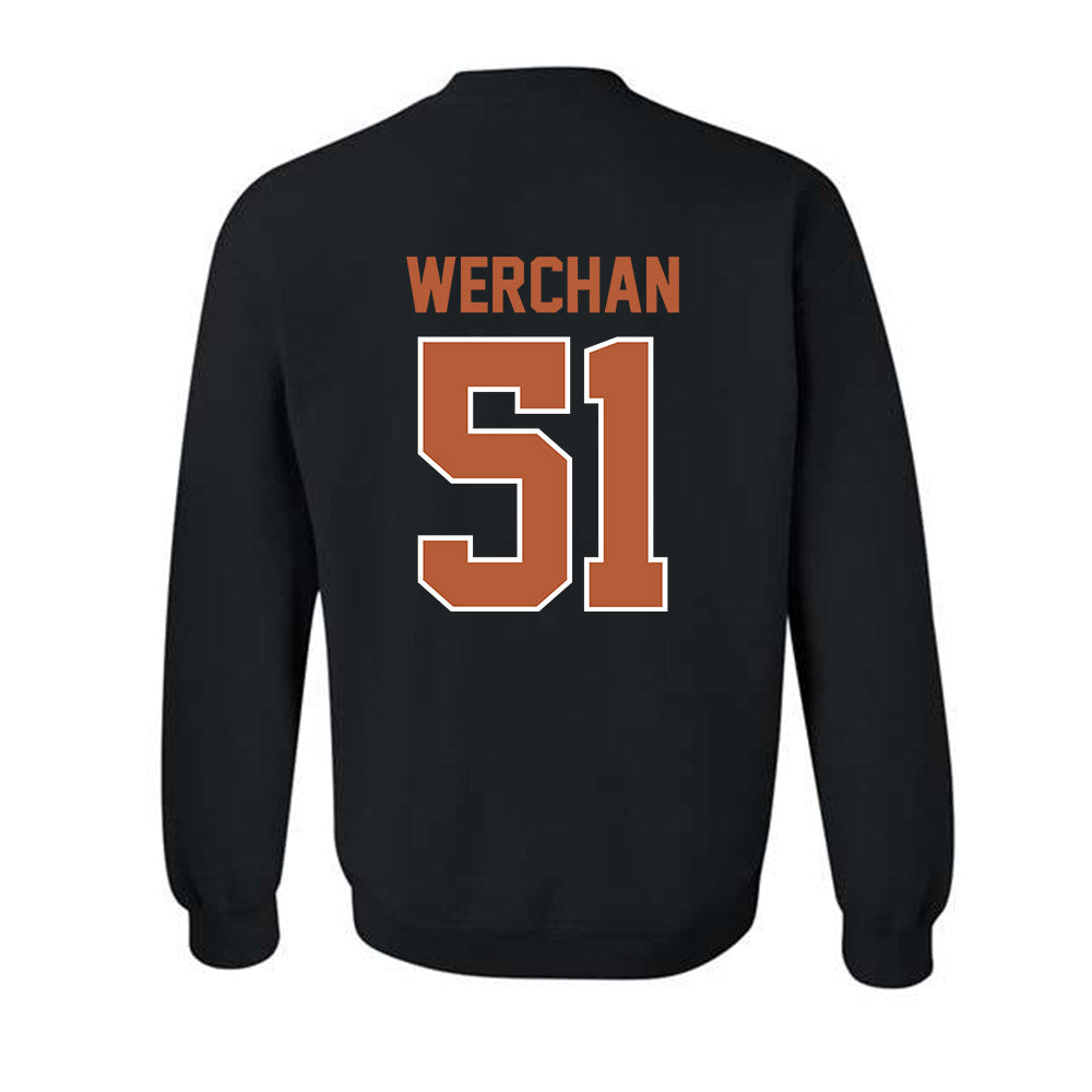 Texas - NCAA Baseball : Seth Werchan - Crewneck Sweatshirt Sports Shersey