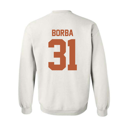 Texas - NCAA Baseball : Casey Borba - Crewneck Sweatshirt Sports Shersey