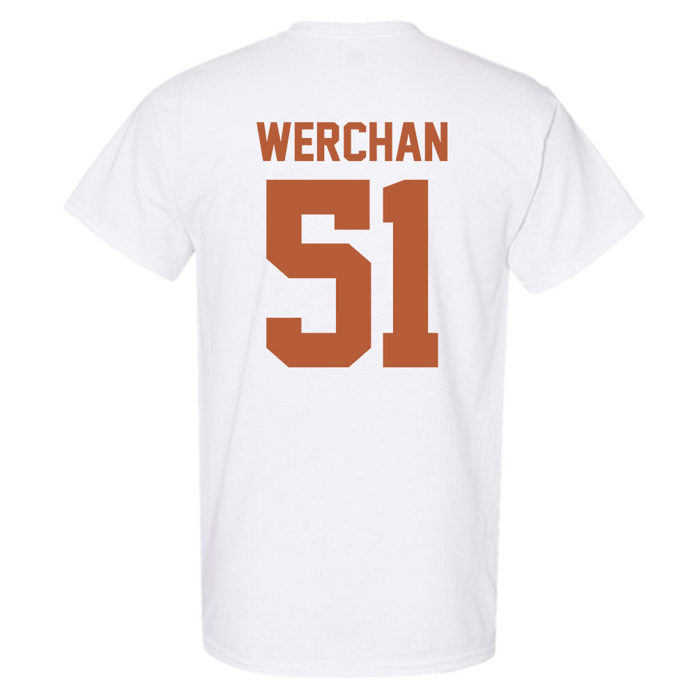 Texas - NCAA Baseball : Seth Werchan - T-Shirt Sports Shersey