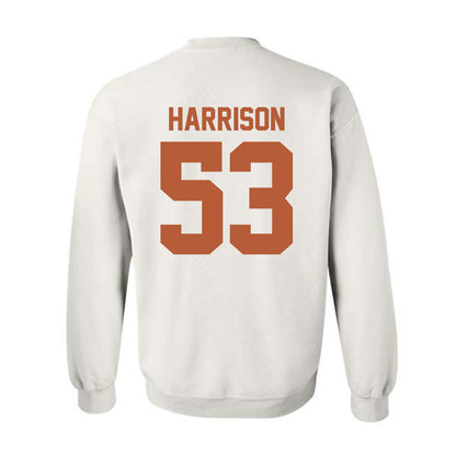 Texas - NCAA Baseball : Luke Harrison - Crewneck Sweatshirt Sports Shersey