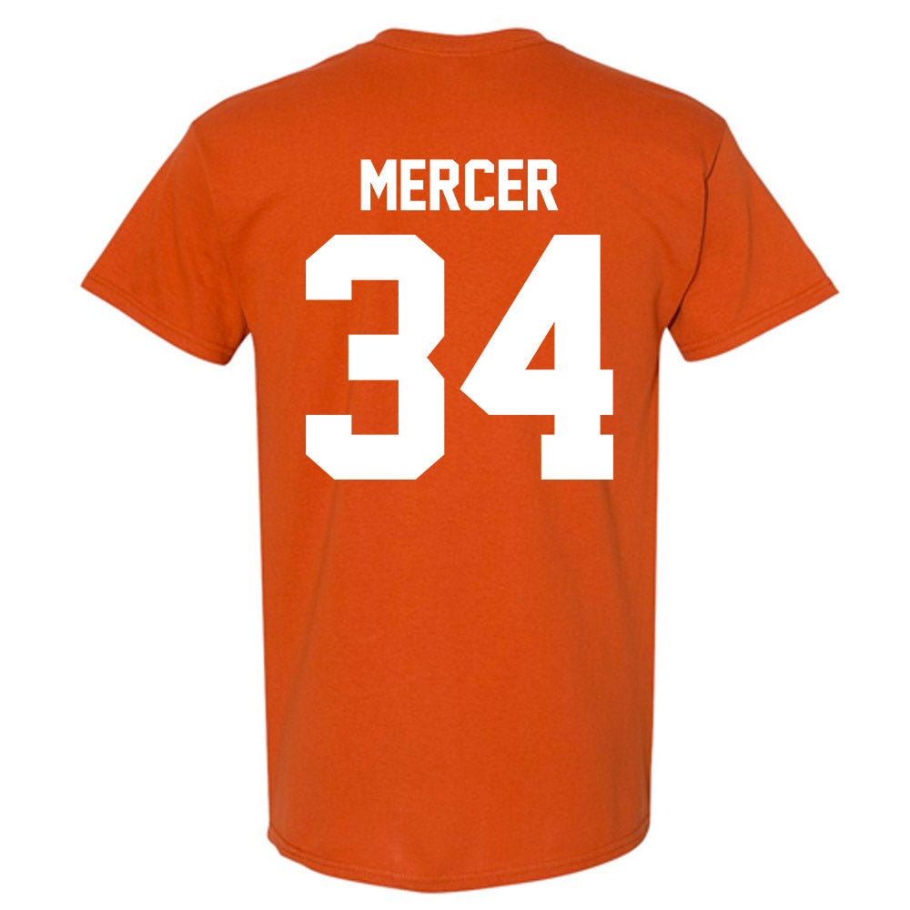 Texas - NCAA Baseball : Will Mercer - T-Shirt Sports Shersey