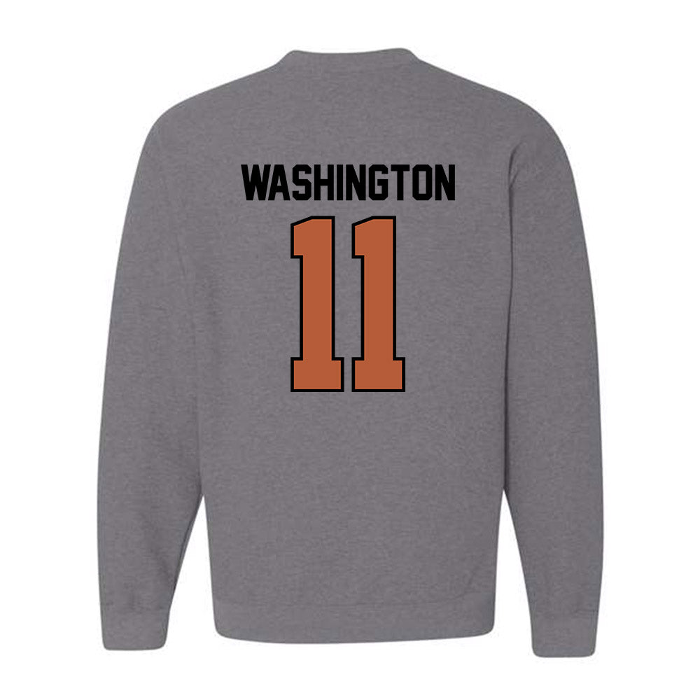 Texas - NCAA Softball : Alyssa Washington - Crewneck Sweatshirt Sports Shersey